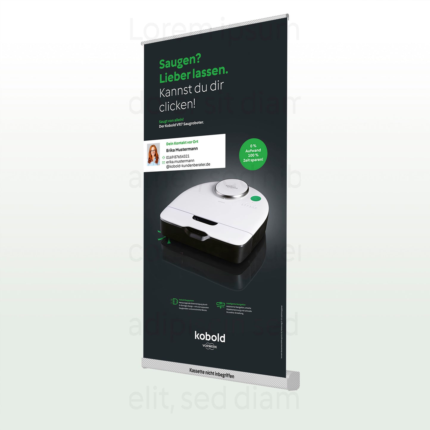 Austauschdruck RollUp VR7