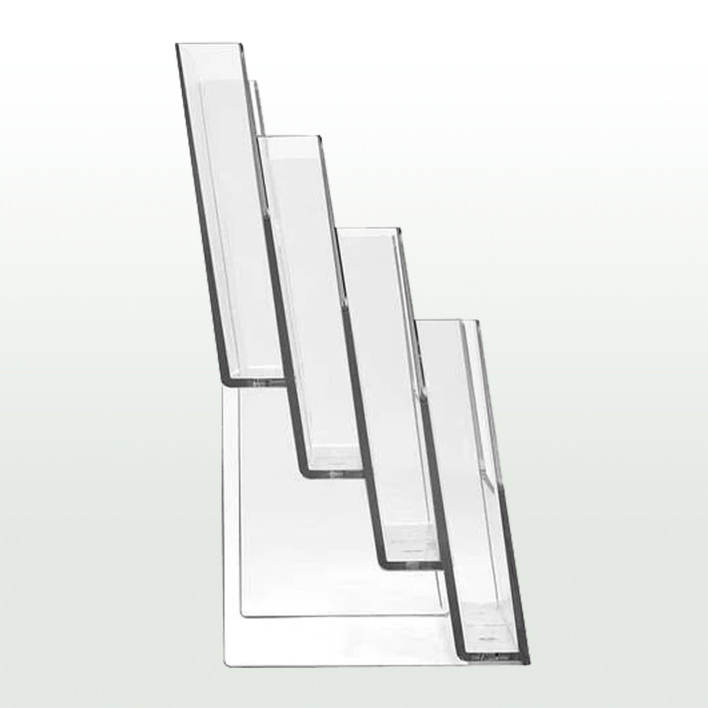 DIN A4 Prospektständer 4-Fächer