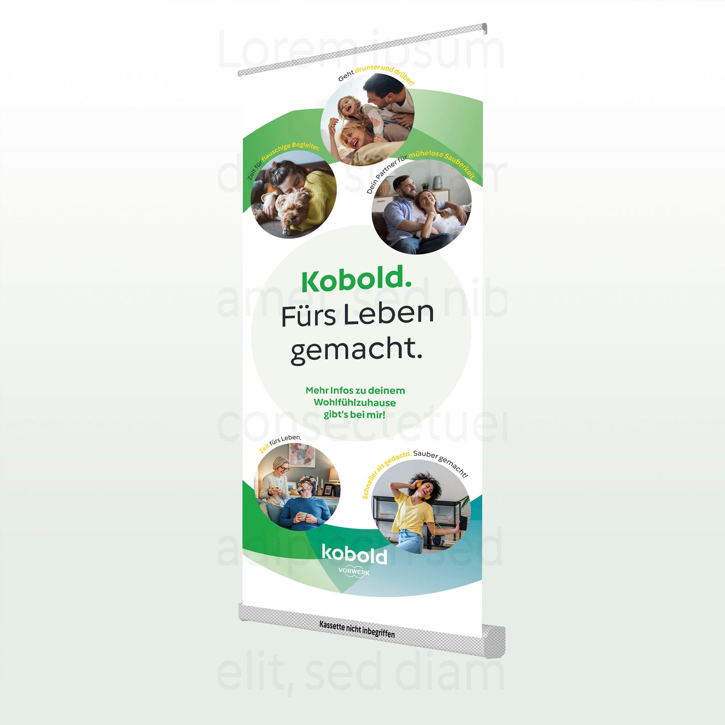 Austauschdruck RollUp Circle of Life v2 85x200cm