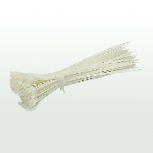 Kabelbinder 100 Stk. weiß-natur 150 mm lang