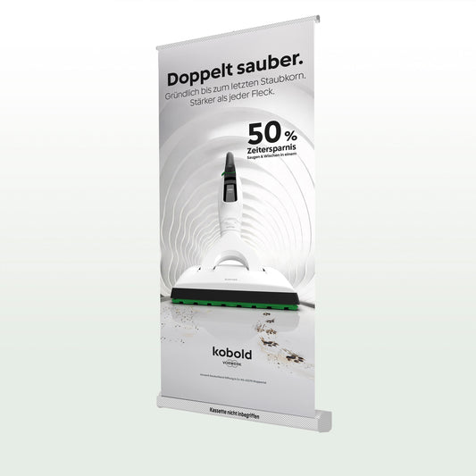 Austauschdruck RollUp Doppeltn sauber 85x200cm