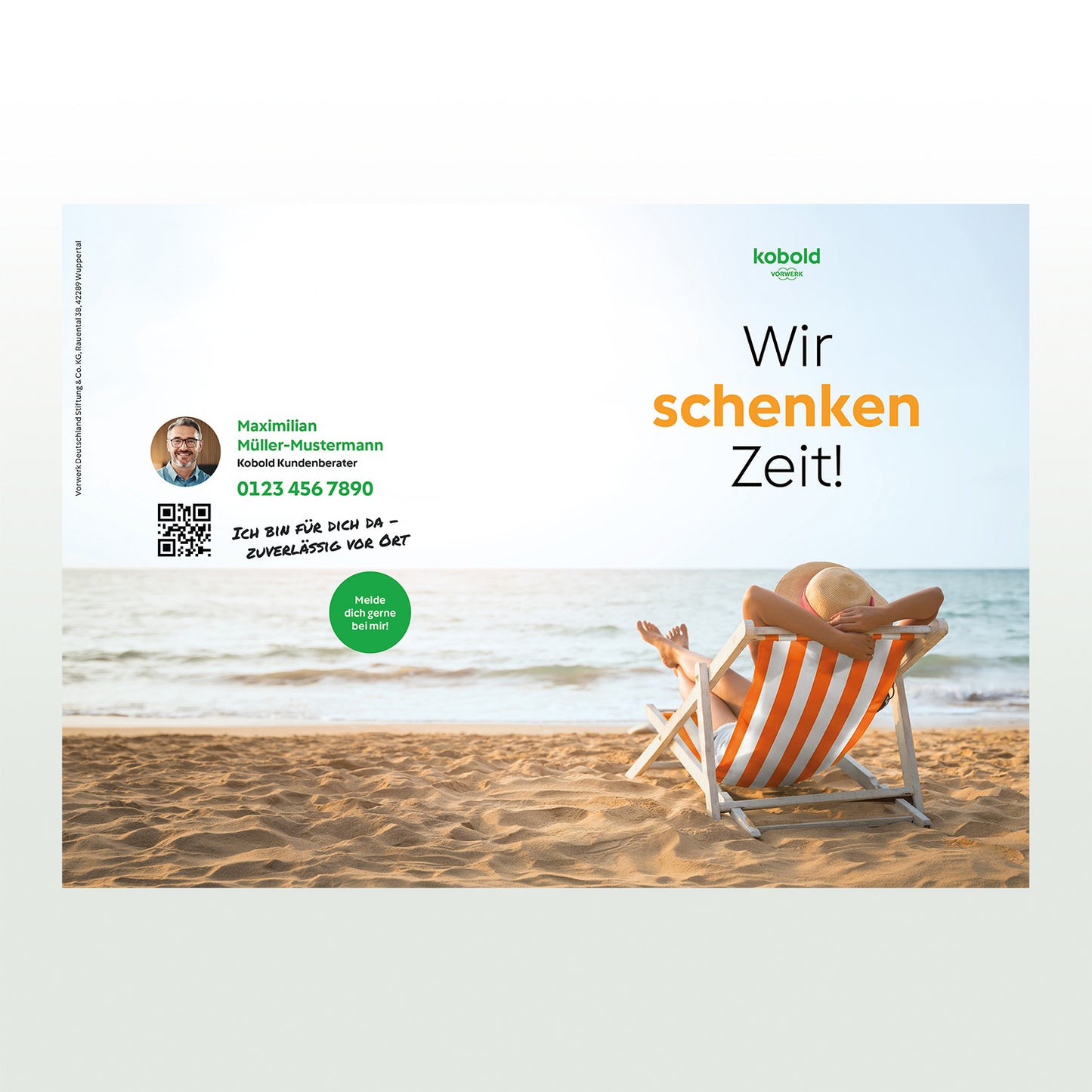 Faltblatt 4-seitig - Zeit schenken