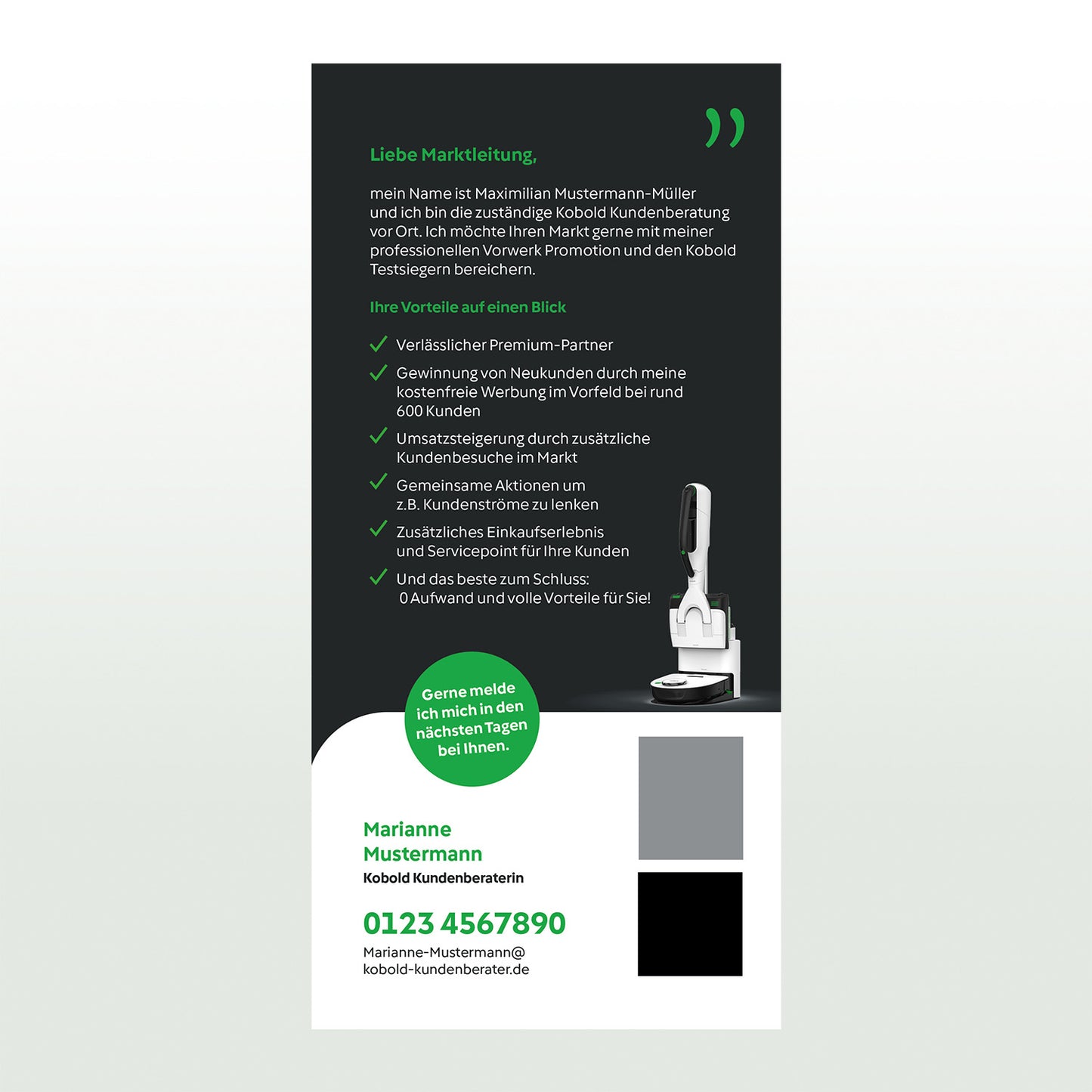 Flyer - Marktleiter Ansprache