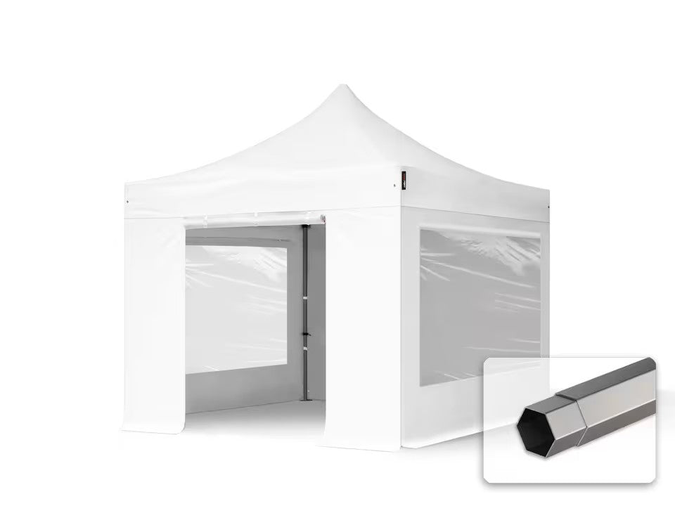 Pavillon Business 3x3m mit 4 Seitenwänden